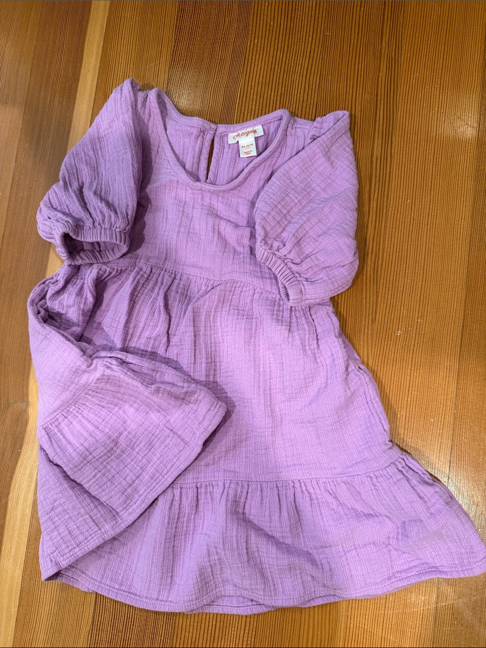 Cat & Jack Lilac Tiered Gauze Dress for Kids